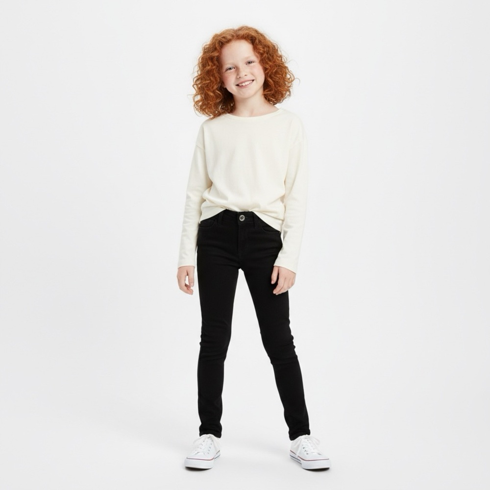 Gap kids super skinny black jeans, size 10
